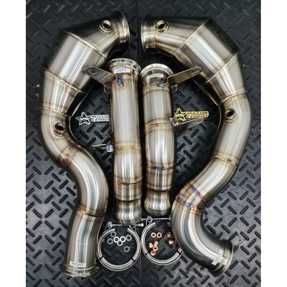 GLC63 Catted DOWNPIPES