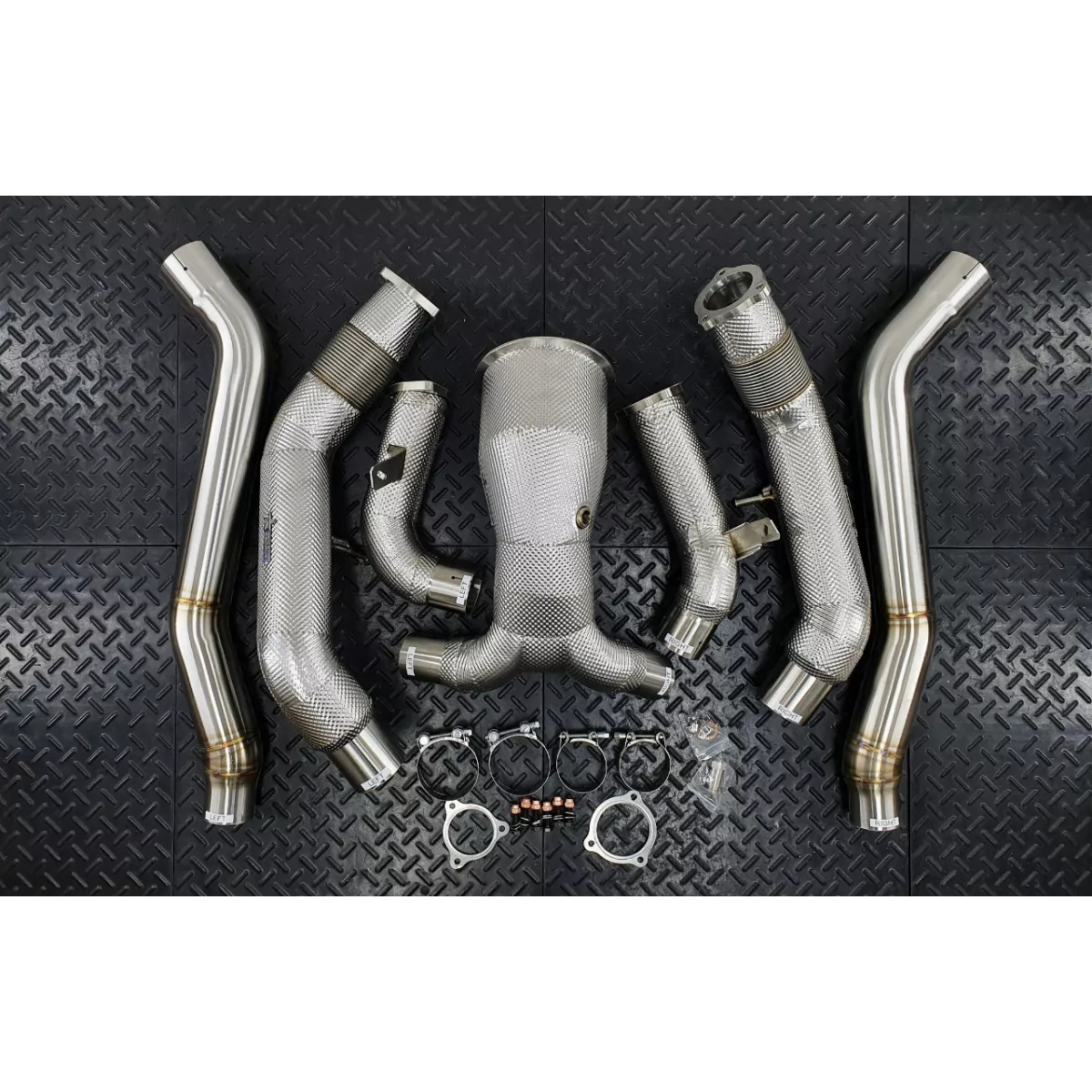 Redstar Exhaust Audi C8 A6 / A7 Downpipe Resonator Delete system