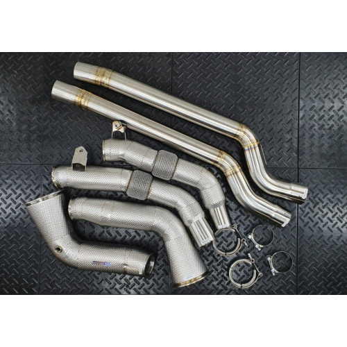 C8 RS6 / RS7 Downpipe Resonator Delete System 
