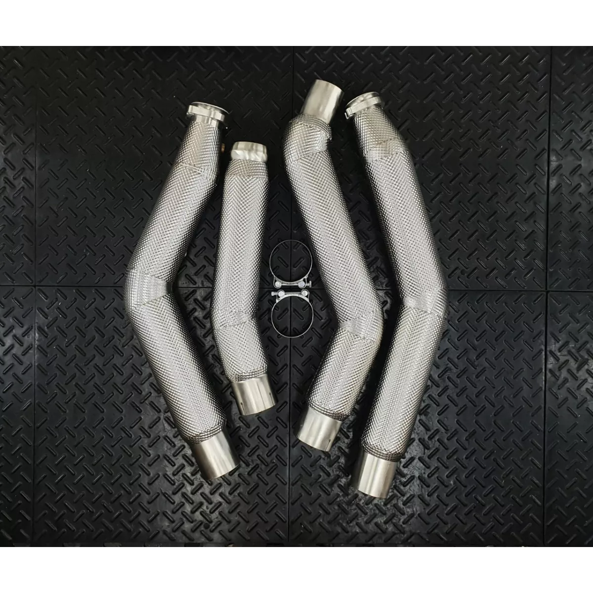 GL450 V8 Heat Shielded Downpipes