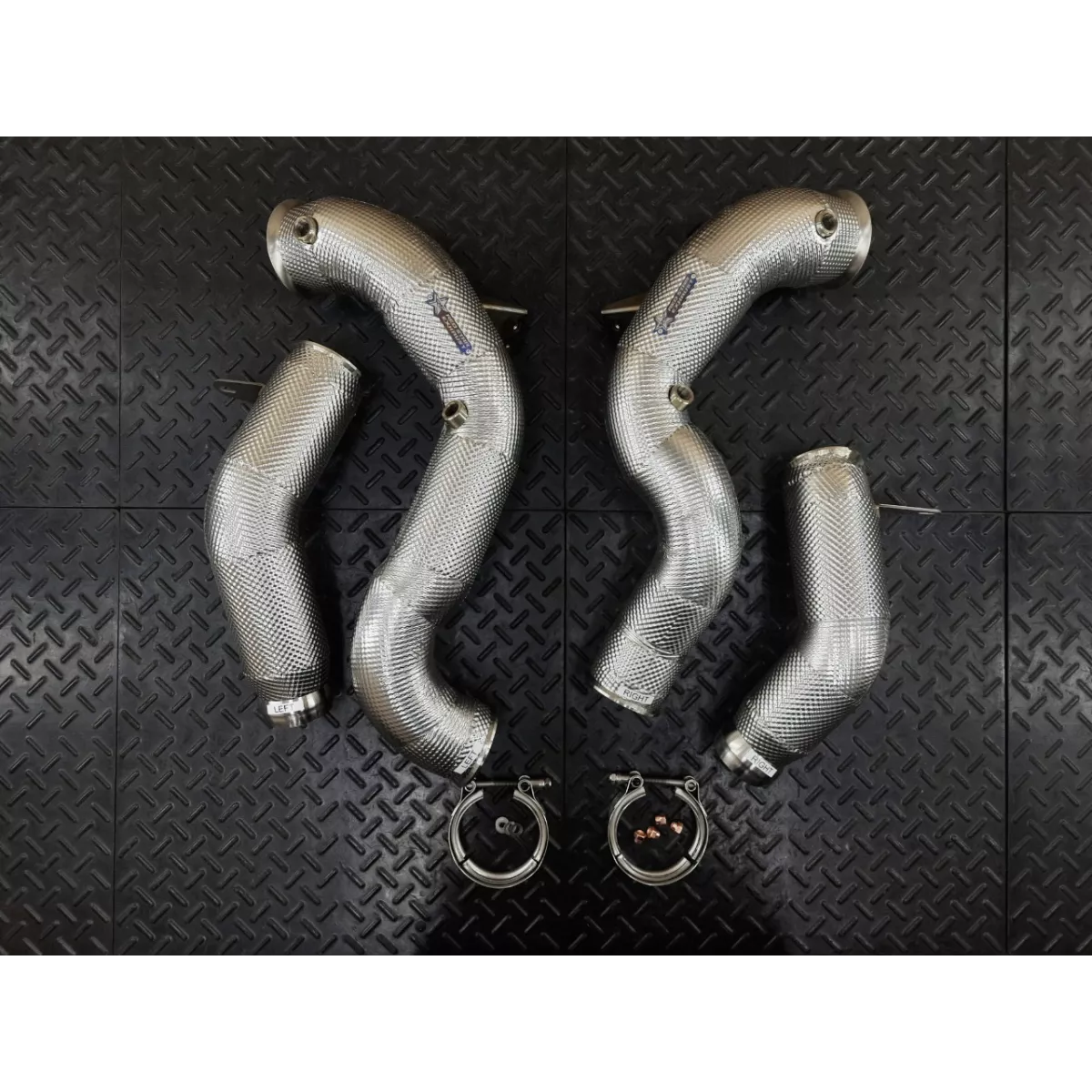 E63 W213 Heat Shielded DOWNPIPES