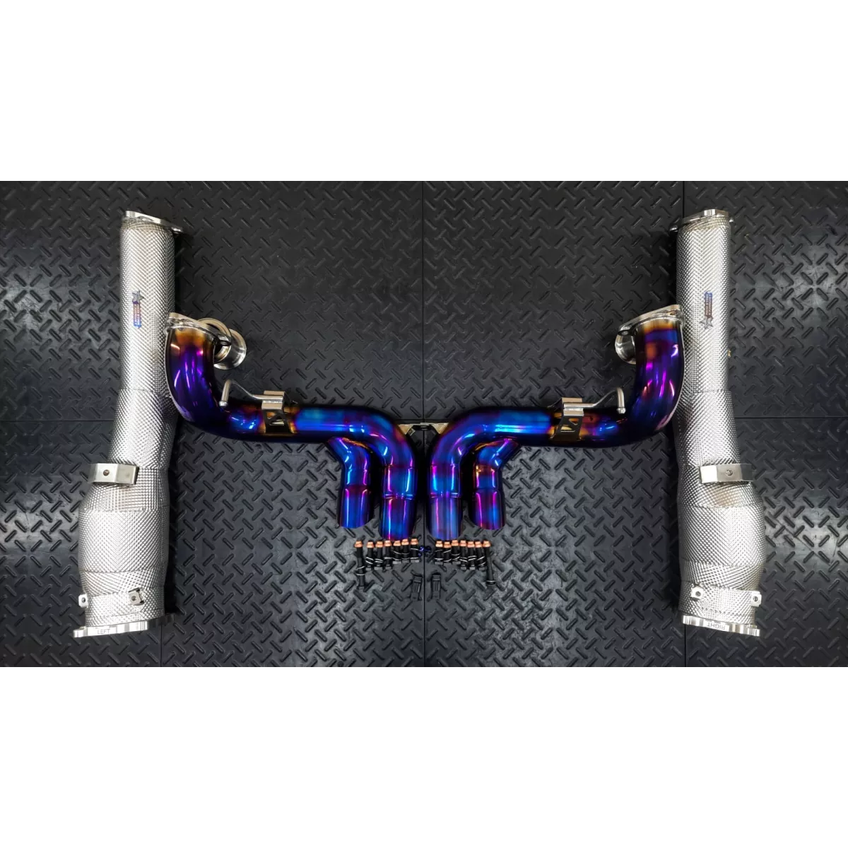 Redstar Downpipe and Exhaust System Acura NSX