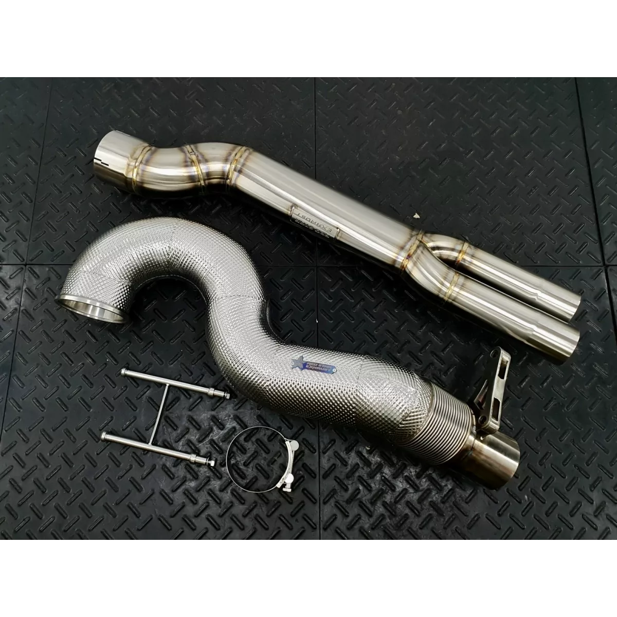 RSQ3 F3 Heat Shielded Downpipe