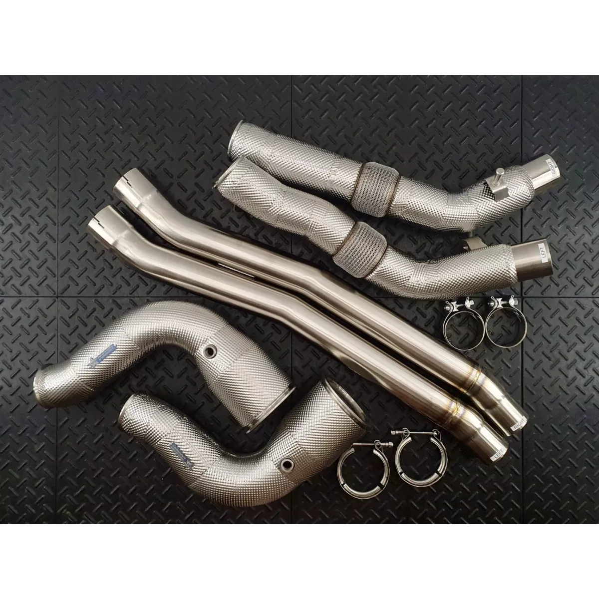 Redstar Exhaust Porsche Cayenne Turbo Downpipe Resonator Delete System