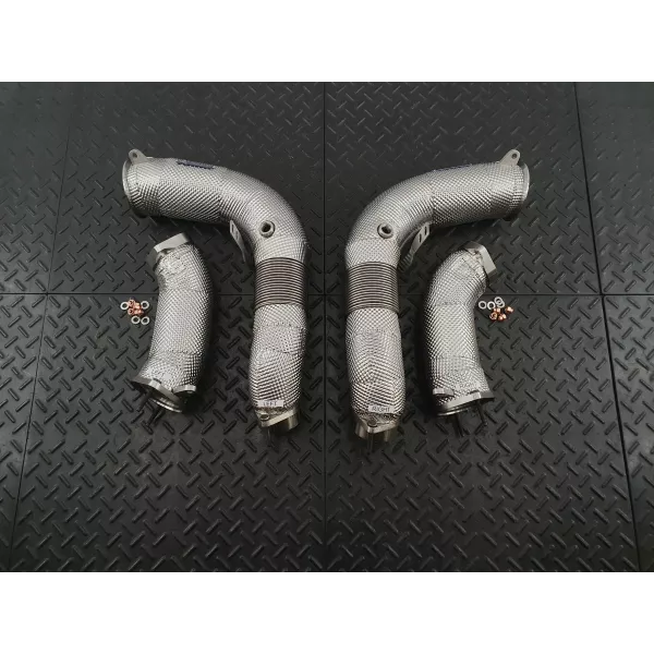 BMW XM Heat Shielded DOWNPIPES