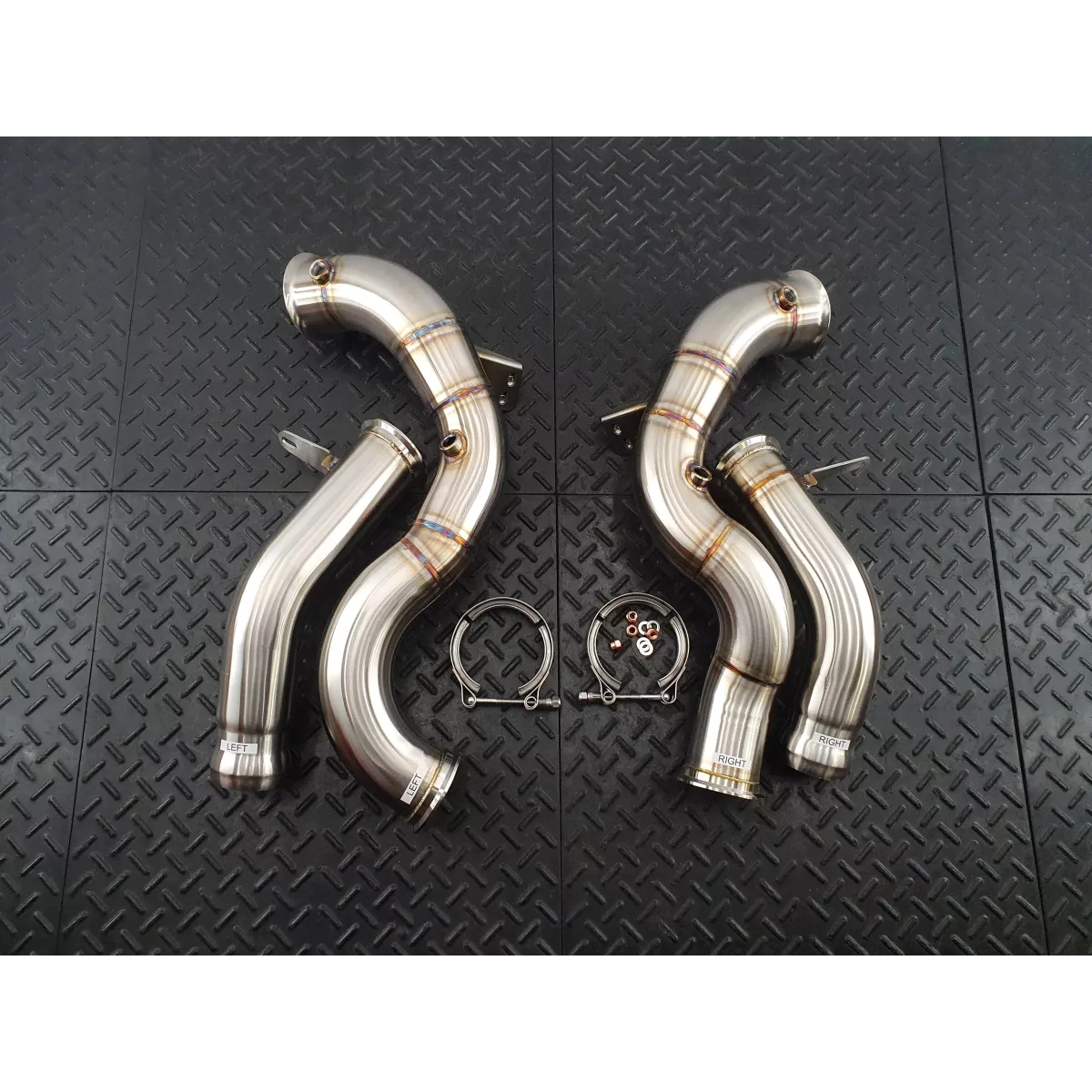 E63 W213 Competition Downpipes