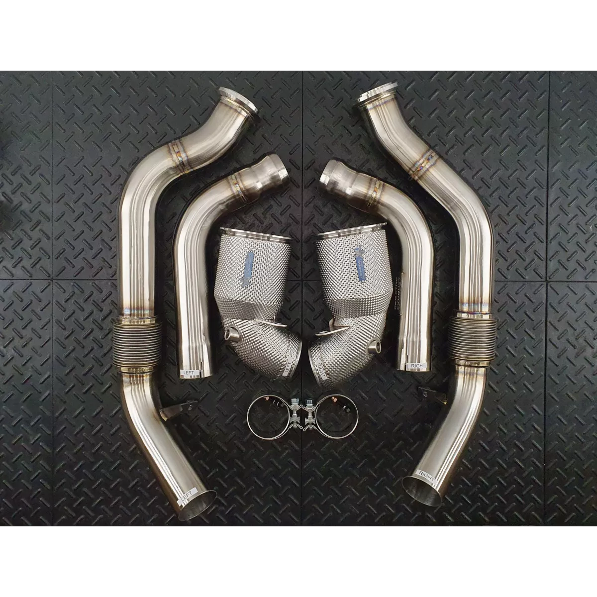 RedStar Exhaust Porsche Panamera 971 Turbo Complete Downpipes System