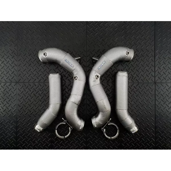 C63 W205 Pre-Facelift Heat Shielded DOWNPIPES