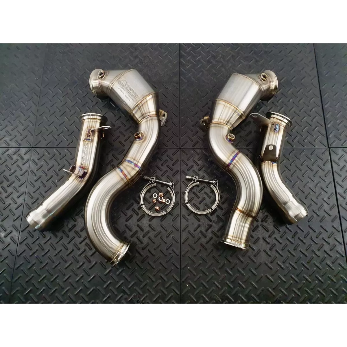 E63 W213 Catted Downpipes