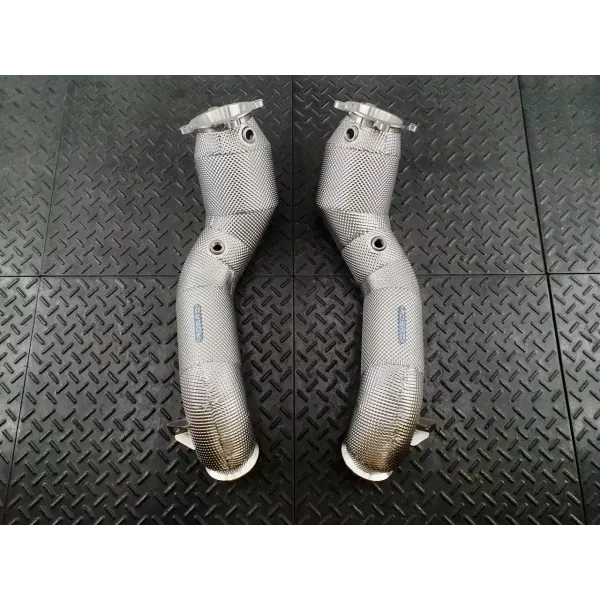 720S Inconel Heat Shielded Downpipes