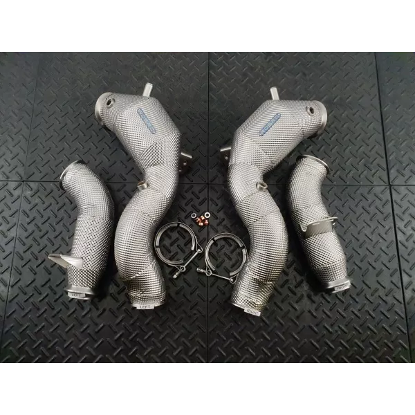 S63 S E Performance Catted Downpipes