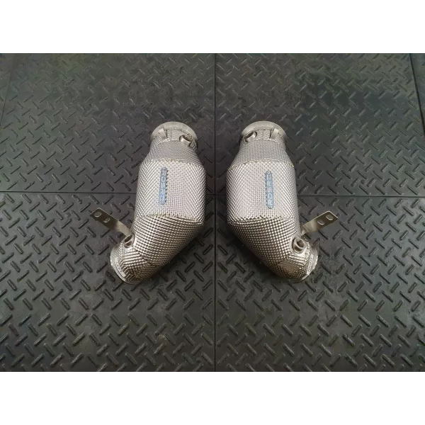 M8 Primary Catted Heat Shielded Downpipes