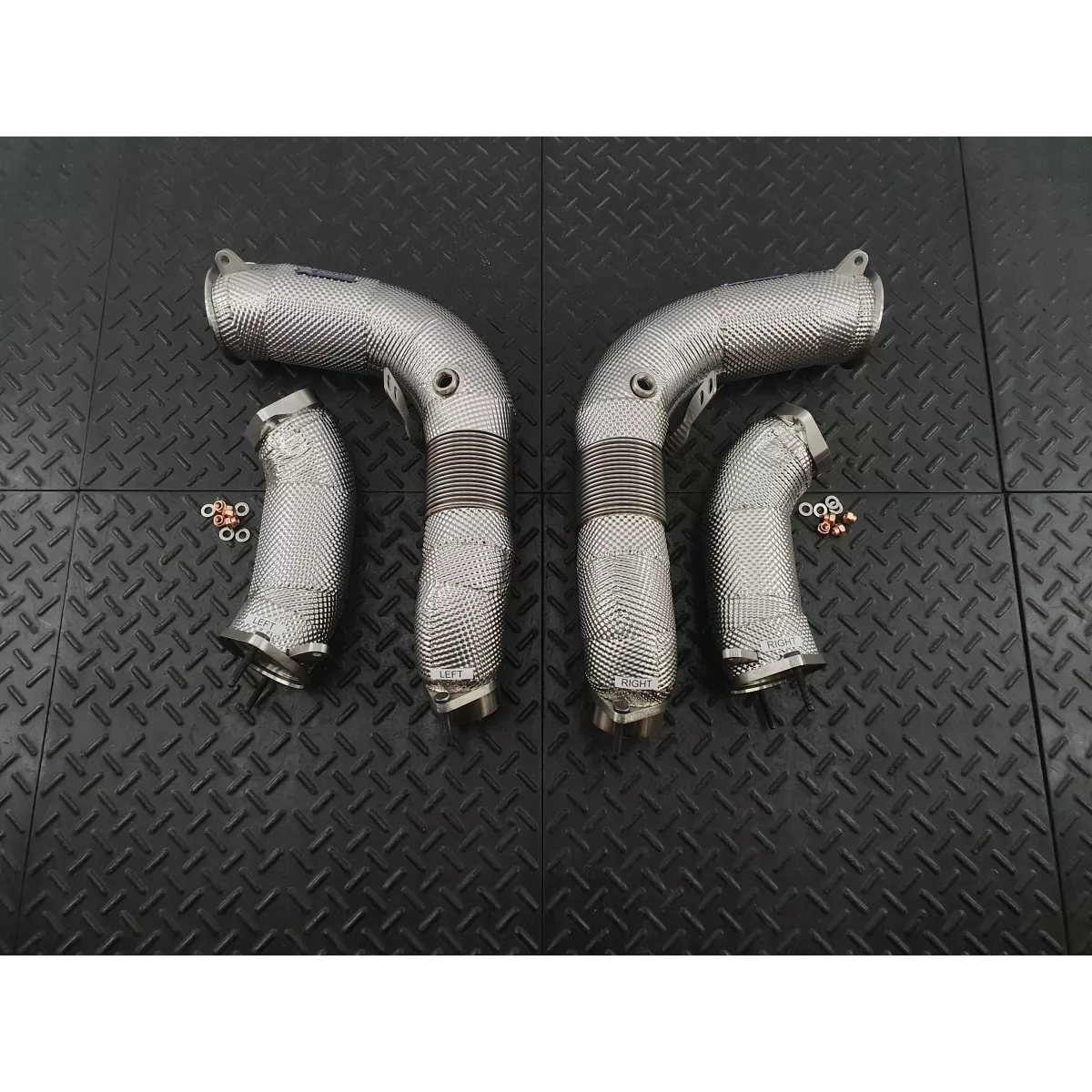 G90 M5 Heat Shielded DOWNPIPES