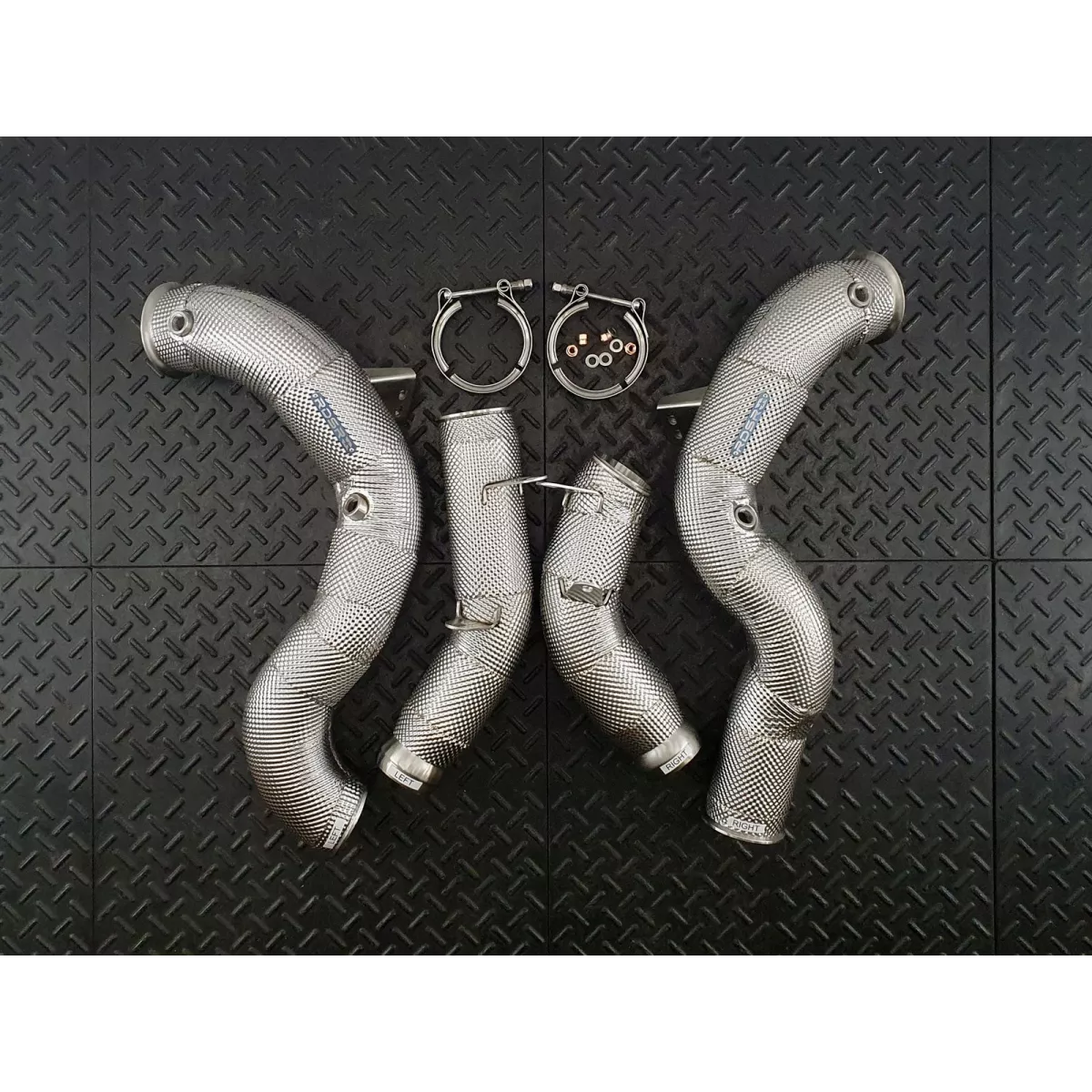 GLC63 Heat Shielded DOWNPIPES