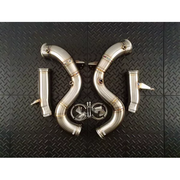 S63 4.0 Catless Downpipes