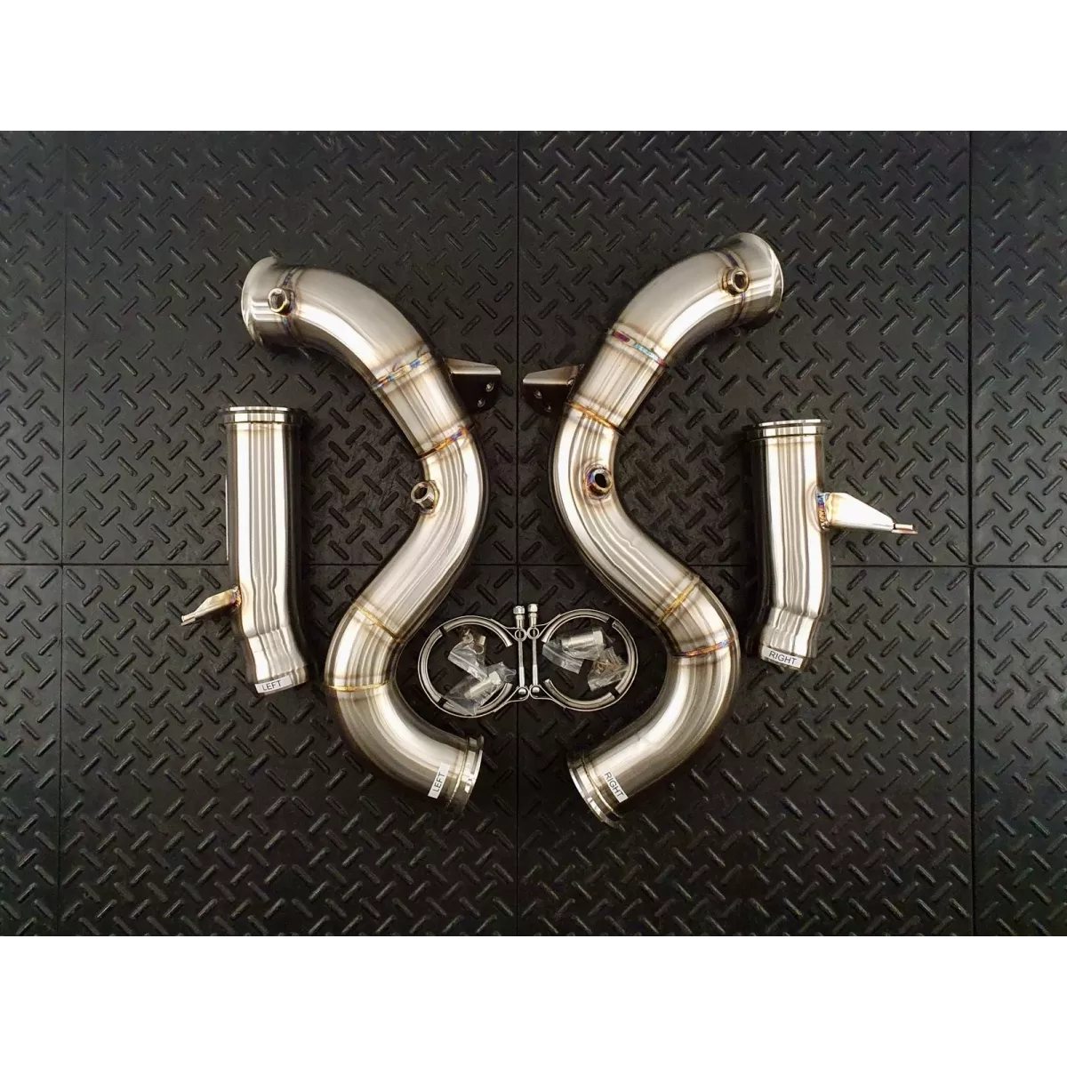 S63 4.0 Catless Downpipes
