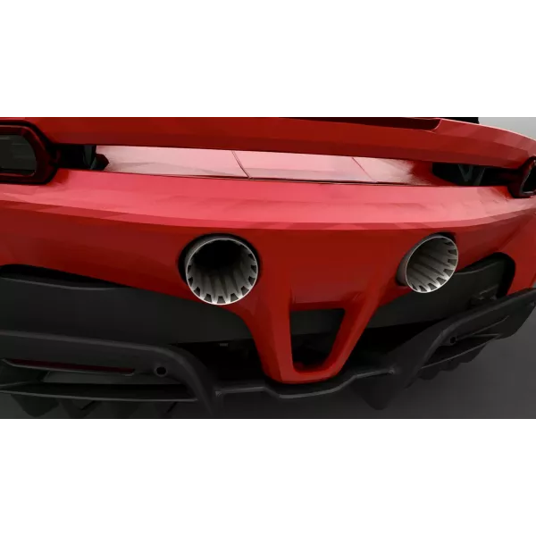 SF90 Exhaust Tips