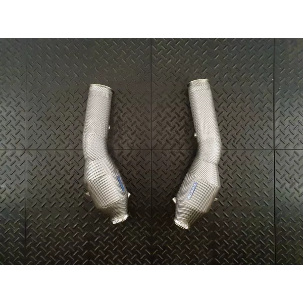 GLC43 Catted Heat Shielded DOWNPIPES