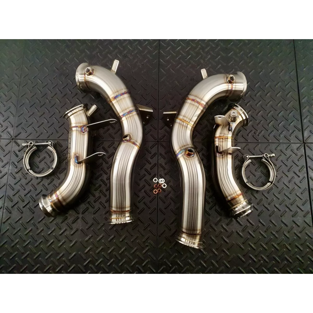 SL55 R232 Catless Downpipes