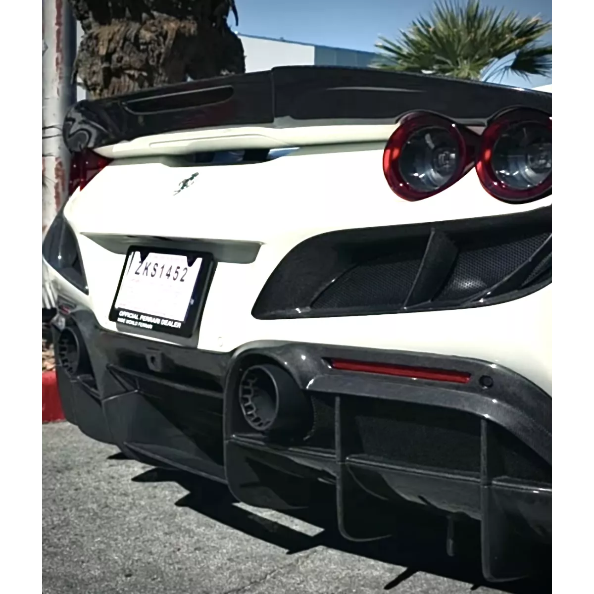 Ferrari F8 Exhaust Tips