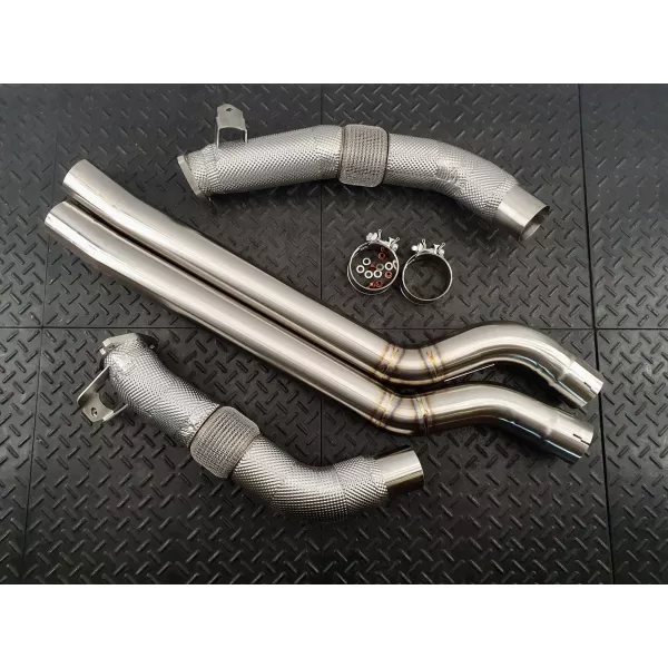 C8 RS6 Heat Shielded Resonator Delete