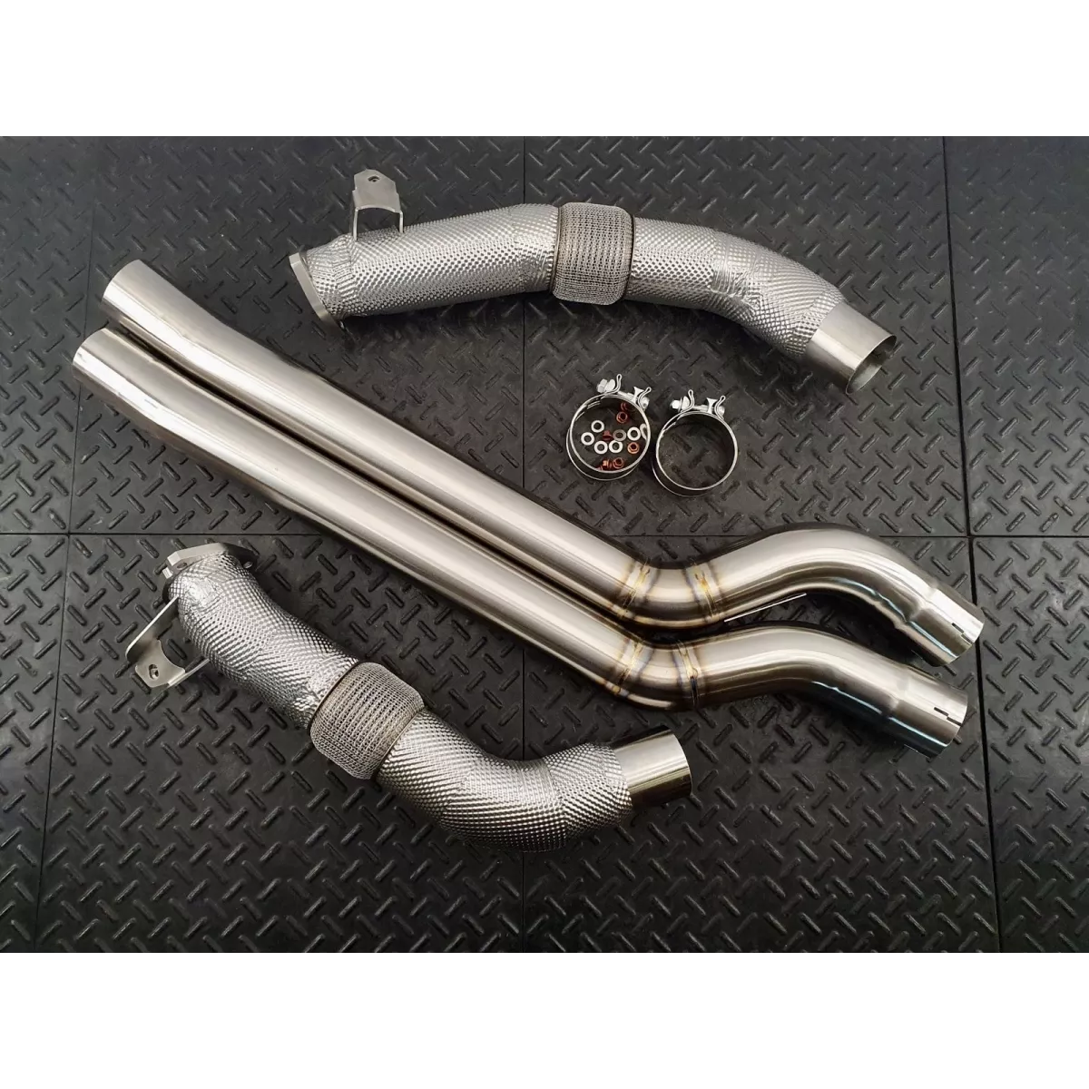 C8 RS6 Heat Shielded Resonator Delete