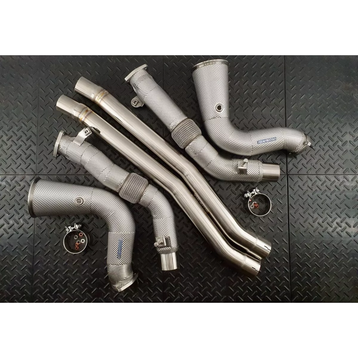 Porsche Cayenne Turbo Downpipe Resonator Delete system