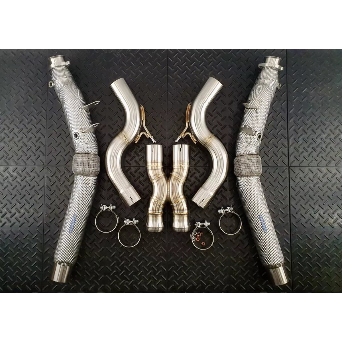 S63 W222 Downpipes