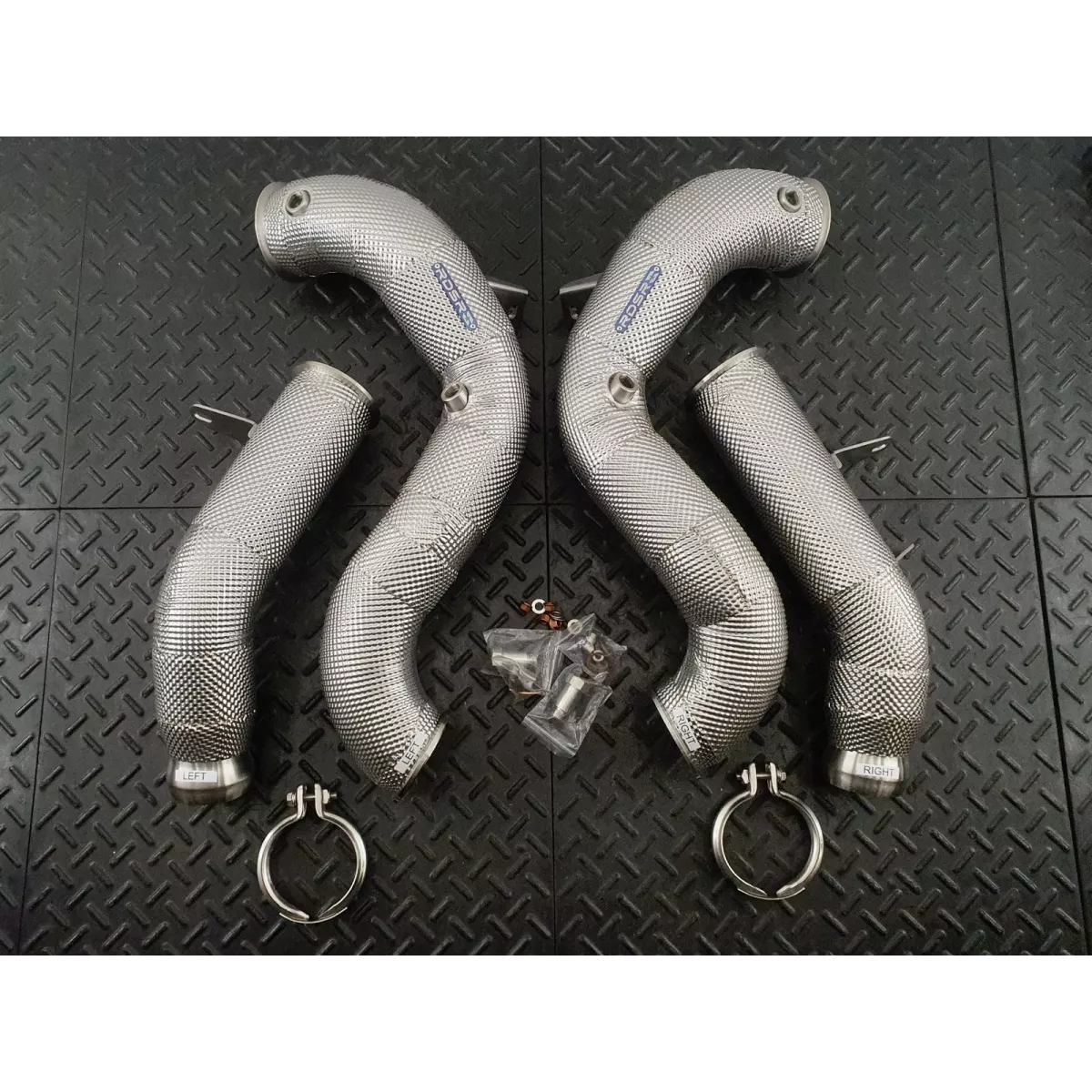 C63S Facelift Heat Shielded Catless DOWNPIPES