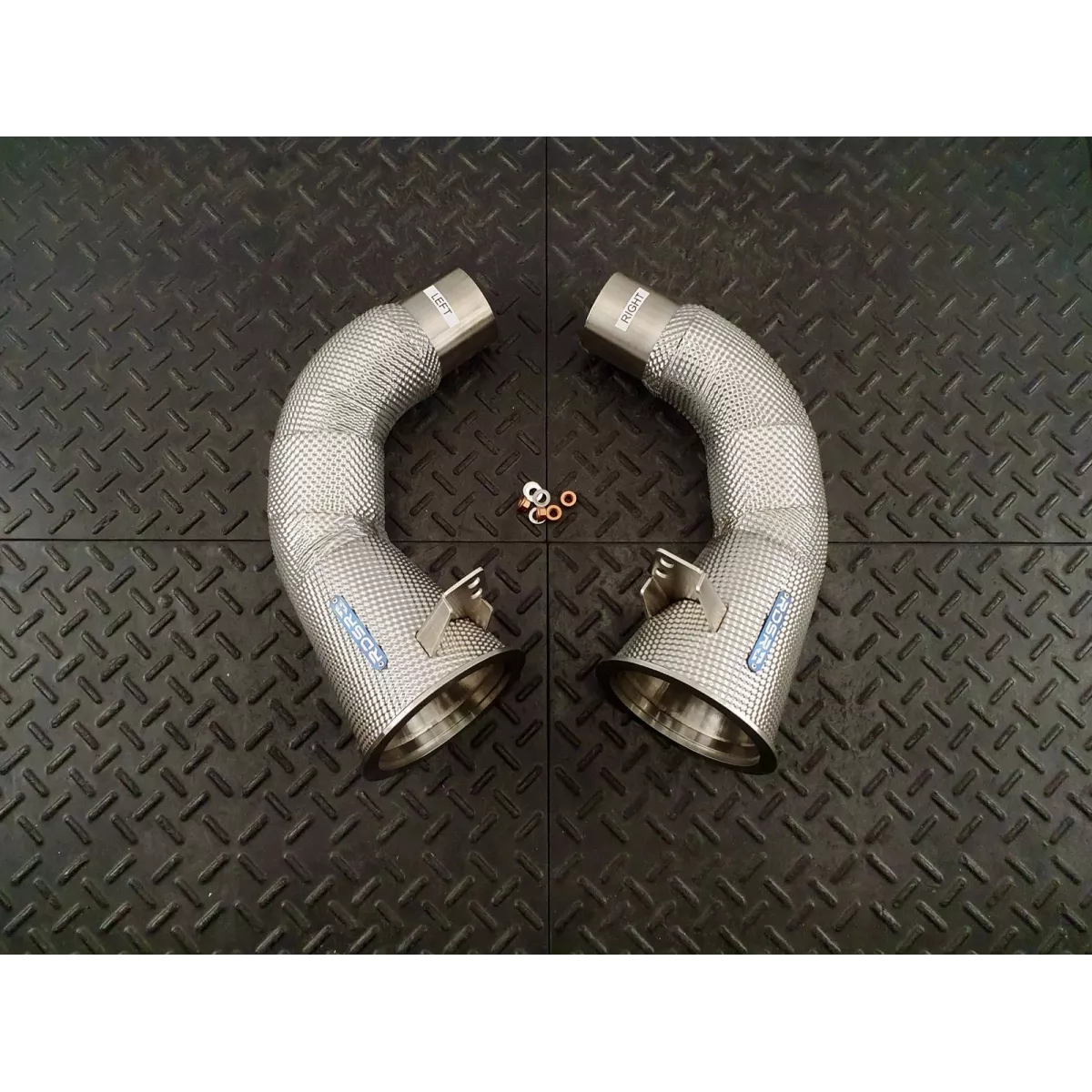 992 Carrera Heat Shielded Downpipes