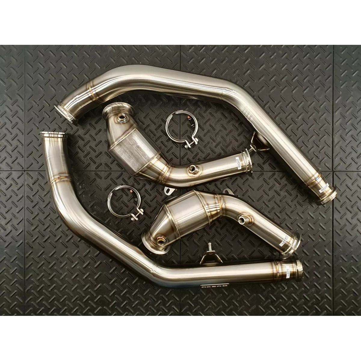 G550 W463A Catted Downpipes