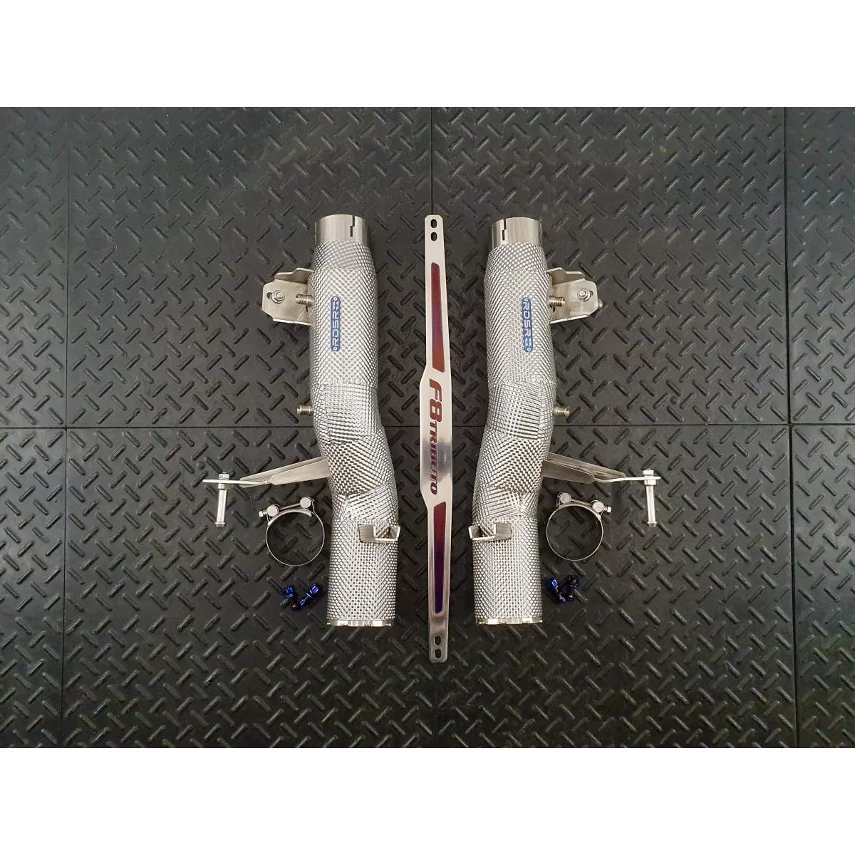 Ferrari F8 Straight Race Exhaust