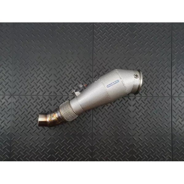 B58N Catted Heat Shielded Downpipe