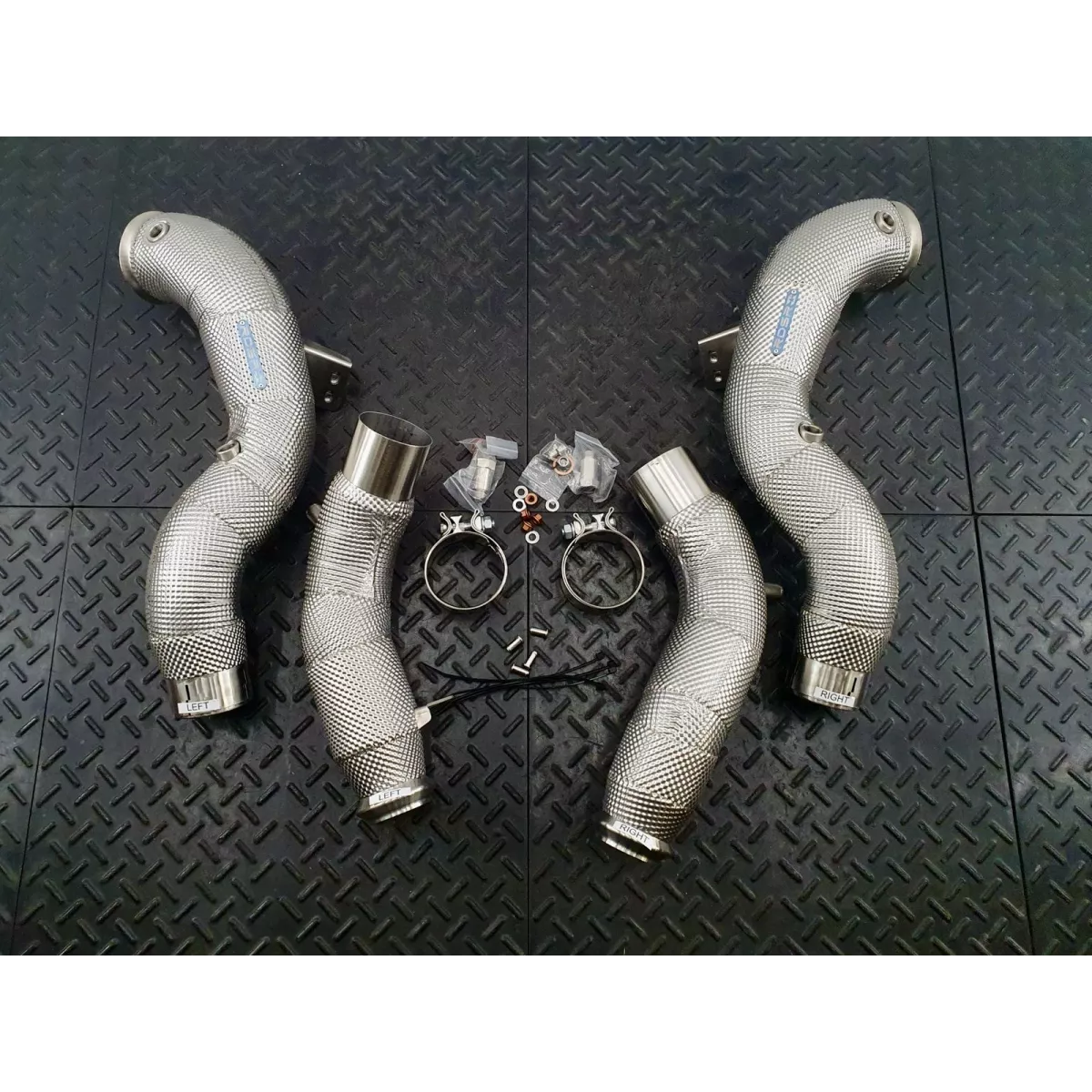 S580 Catless Heat Shielded Downpipes