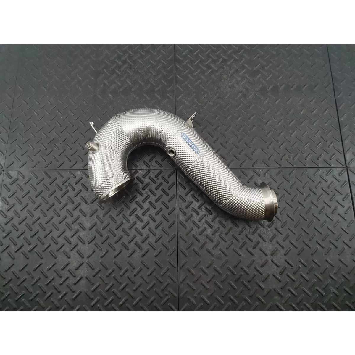 E53 Hybrid Heat Shielded Downpipe