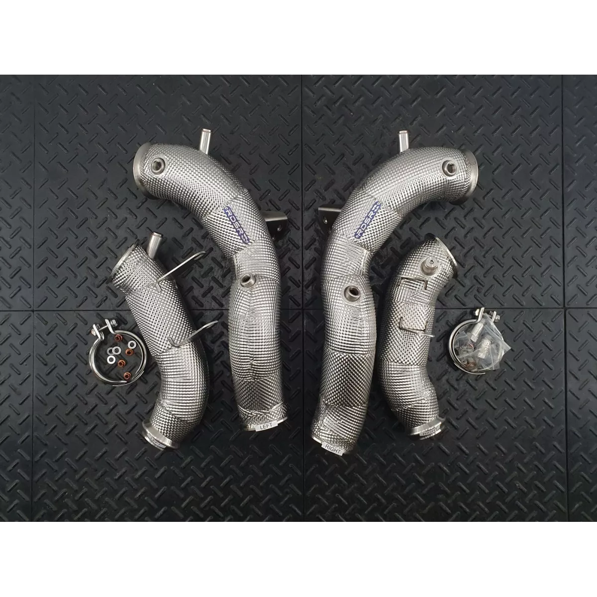 Redstar Mercedes 2+2 GT63 C192 Downpipes