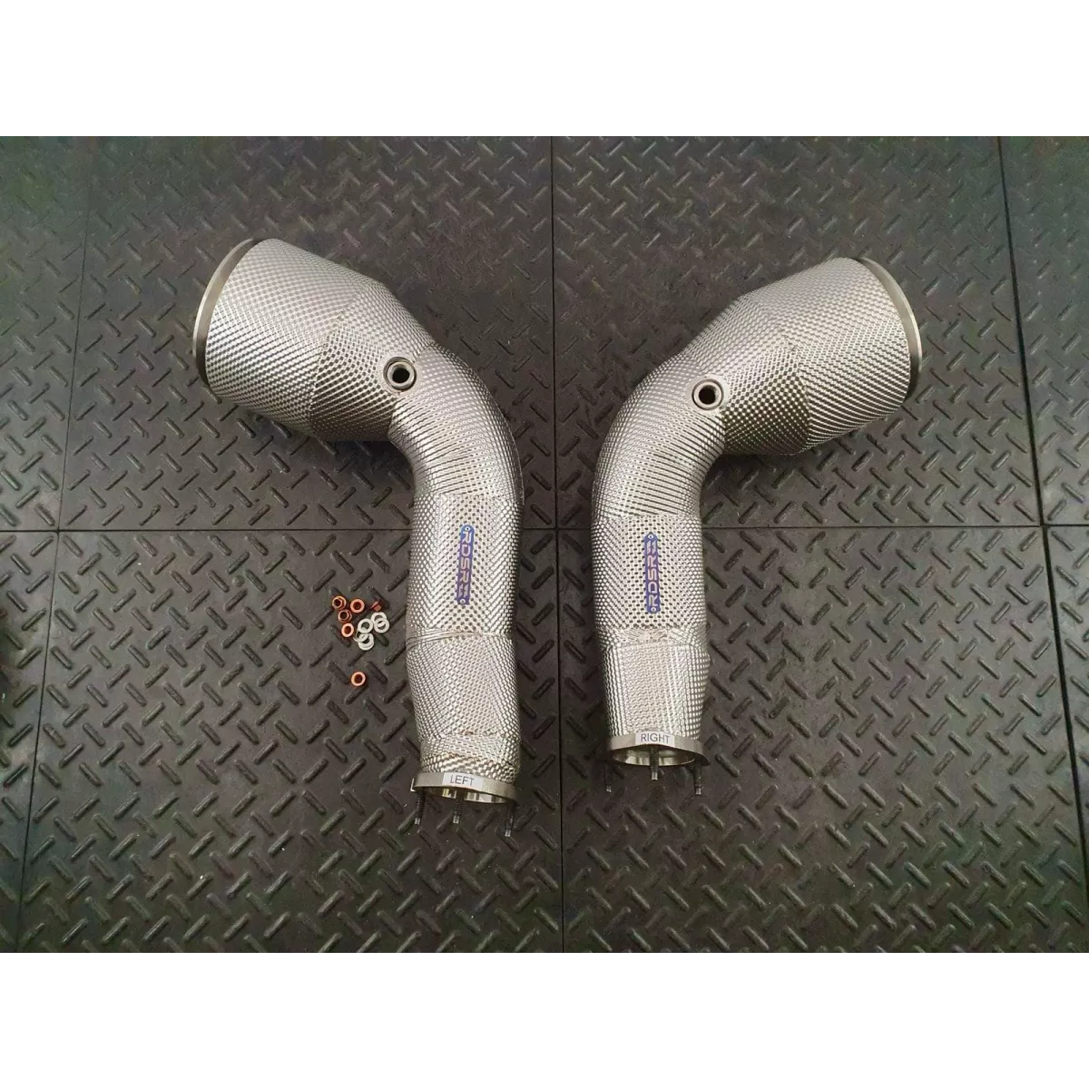 C8 RS6 Gesi Catted Downpipes