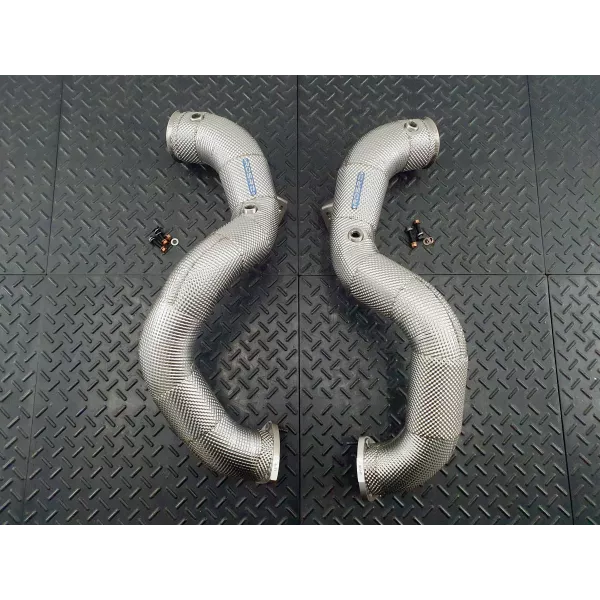 DB11 Primary Heat Shielded Downpipes