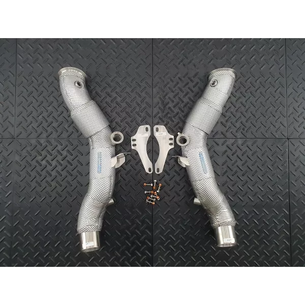 F8 Catless Heat Shielded Downpipes