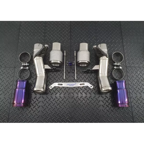 720S Race Exhaust Straight Pipes