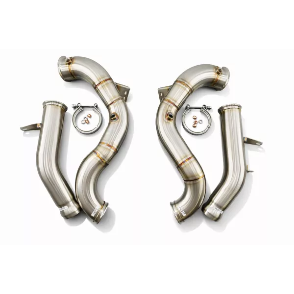 C63 W205 Facelift Competition Downpipes