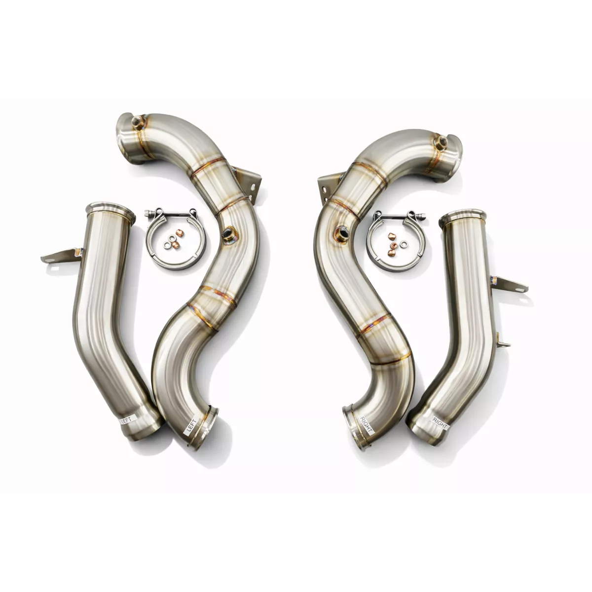 C63 W205 Facelift Competition Downpipes