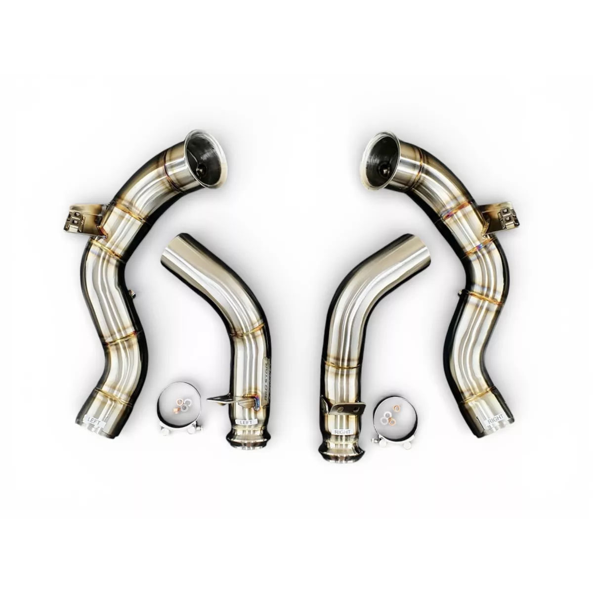 S580 W223 Catless DOWNPIPES