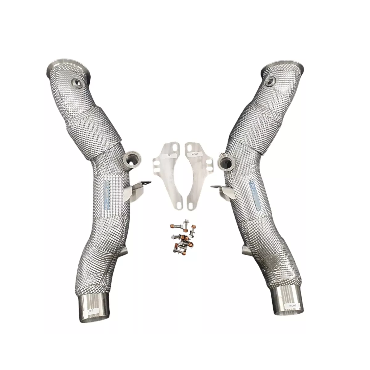 F8 Catless Heat Shielded Downpipes