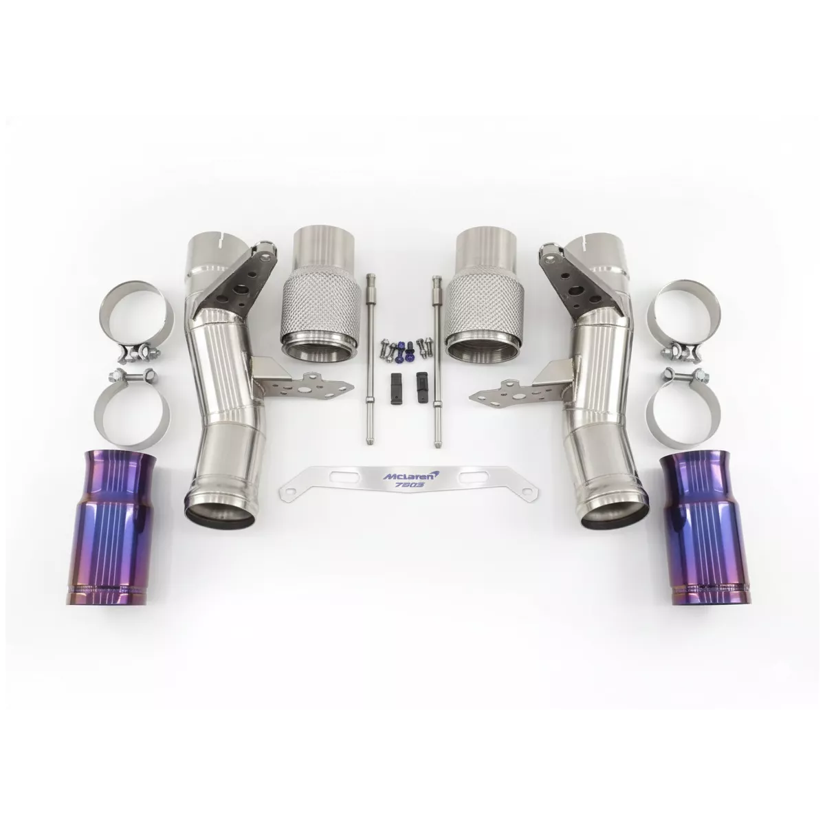 720S Race Exhaust Straight Pipes