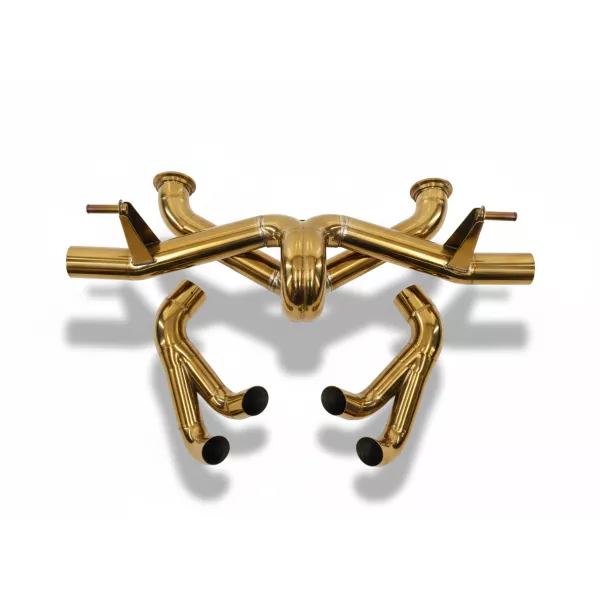 Lamborghini Huracan Annodized Gold High frequency Exhaust
