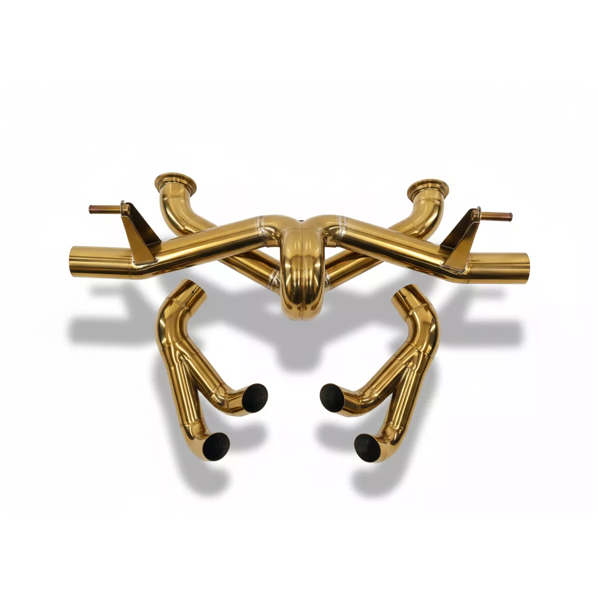 Lamborghini Huracan Annodized Gold High frequency Exhaust