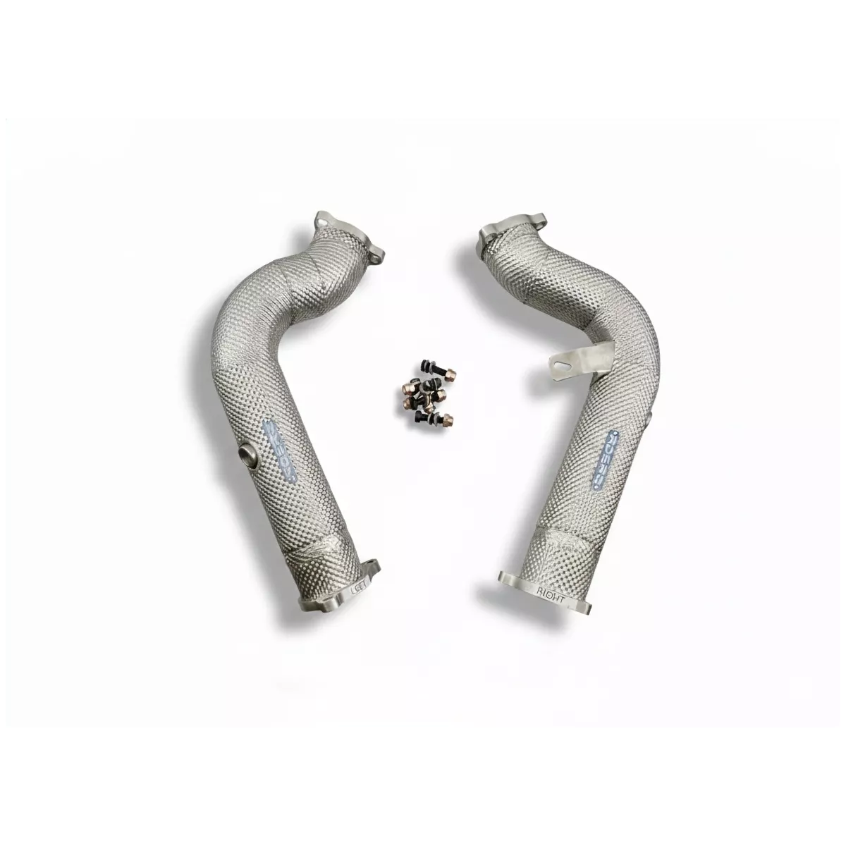 B8 S4 3.0T Heat Shielded Test Pipes