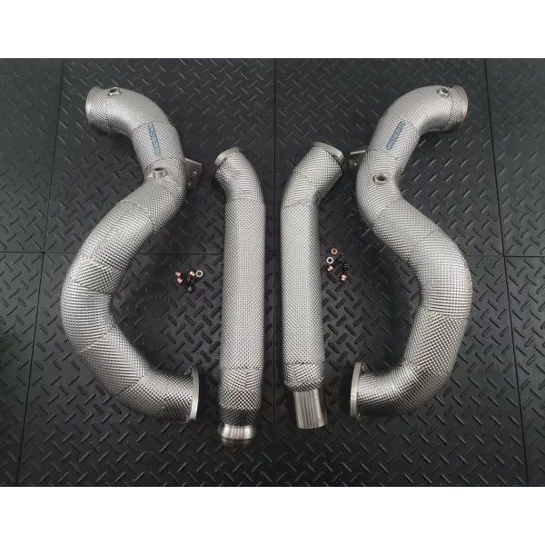 DB11 Catless Heat Shielded Downpipes