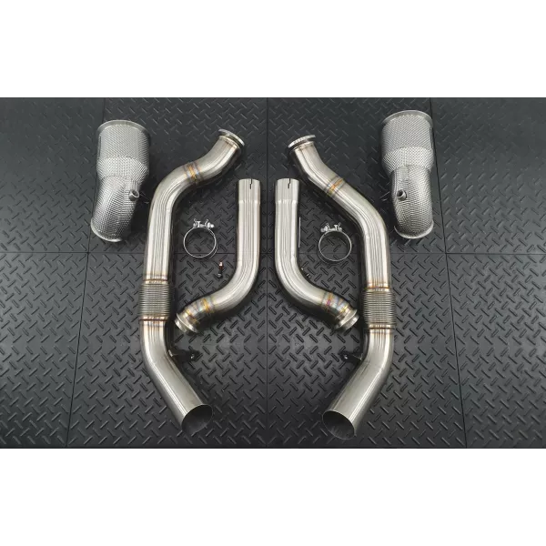 Porsche 976 Panamera Turbo S/GTS Complete Downpipes | RedStar Exhaust